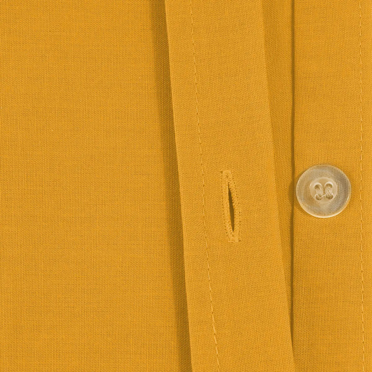 Housse de couette "Carina" coton jaune moutarde 240x220cm