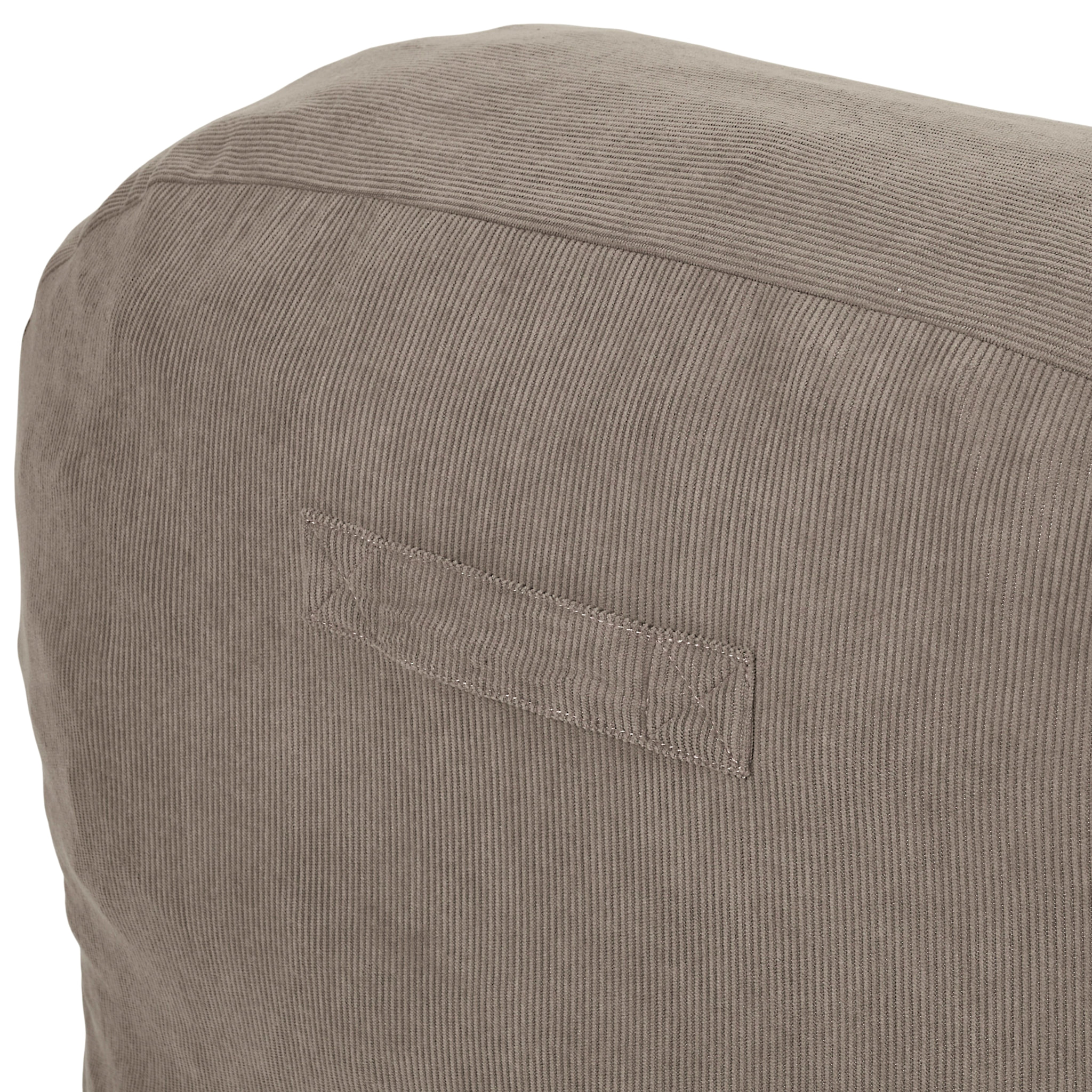 Fauteuil - HOME DECO FACTORY - Compact - Côtelé - Marron