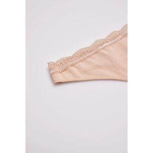 Perizoma in lingerie beige