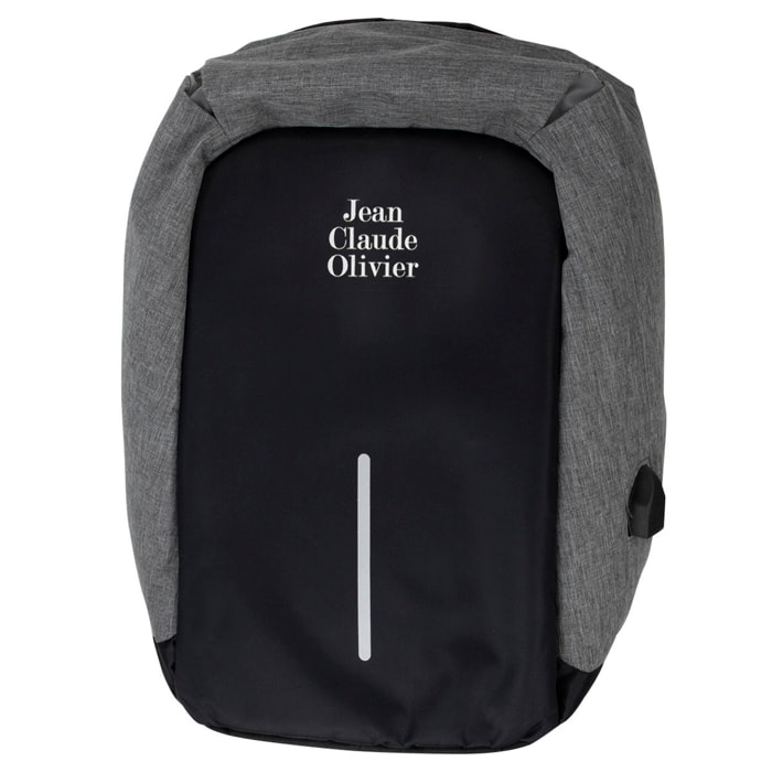 mochila antirrobo gris jean claude olivier