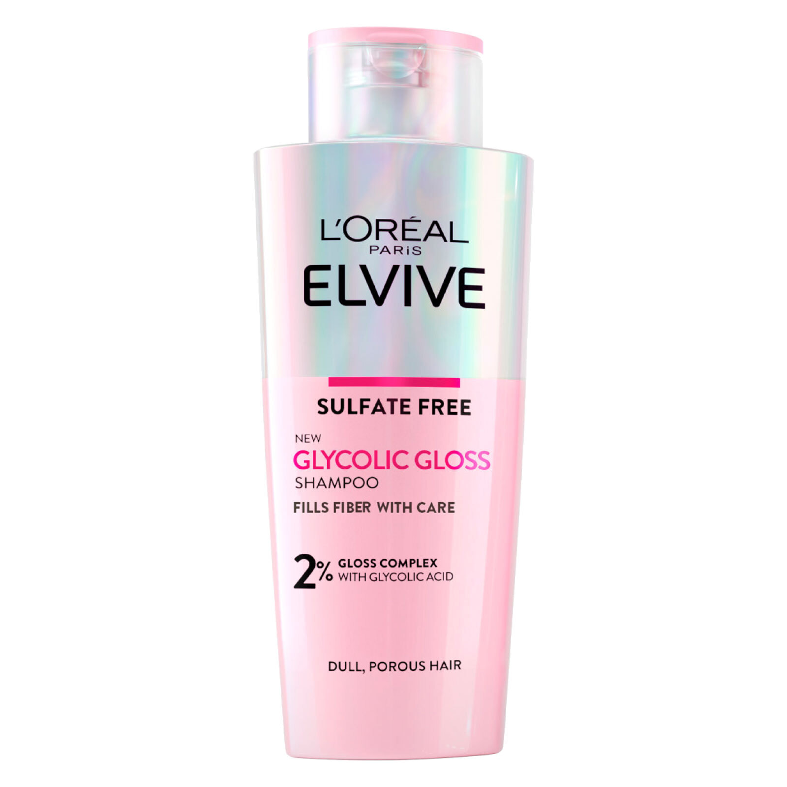 Shampoo Elvive Glycolic Gloss con Acido Glicolico per Capelli Spenti e Porosi - Flacone da 200ml