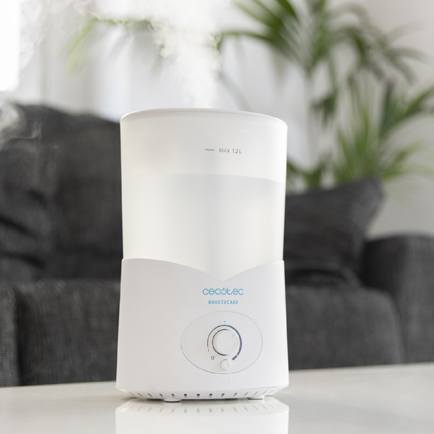 Cecotec Humidificateur BreezeCare 2600 Light Smart. 260 ml/h d’Humidification ma