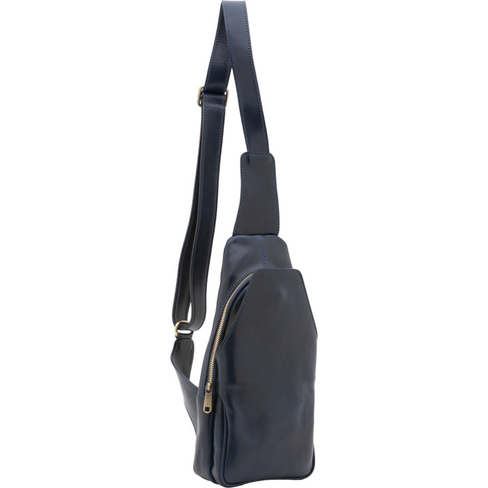 Marsupio  da uomo In Vera pelle Made in Italy 33x17x7 cm