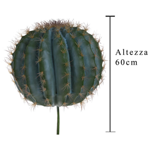 Fero Cactus. Diametro 45 Cm - Pezzi 1 - 45X60X45cm - Colore: Rosa - Bianchi Dino - Piante Artificiali