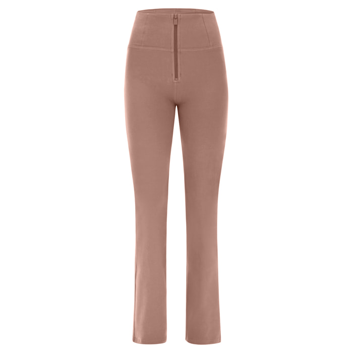 Pantaloni push up WR.UP® ecologici vita alta e wide leg