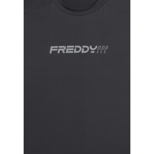 T-shirt slim manica lunga con fit tecnico