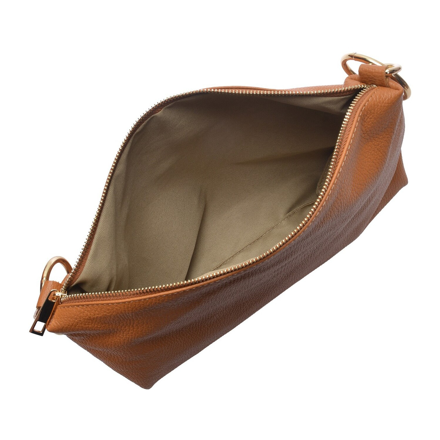 Borsa a tracolla Anna Luchini Cammello