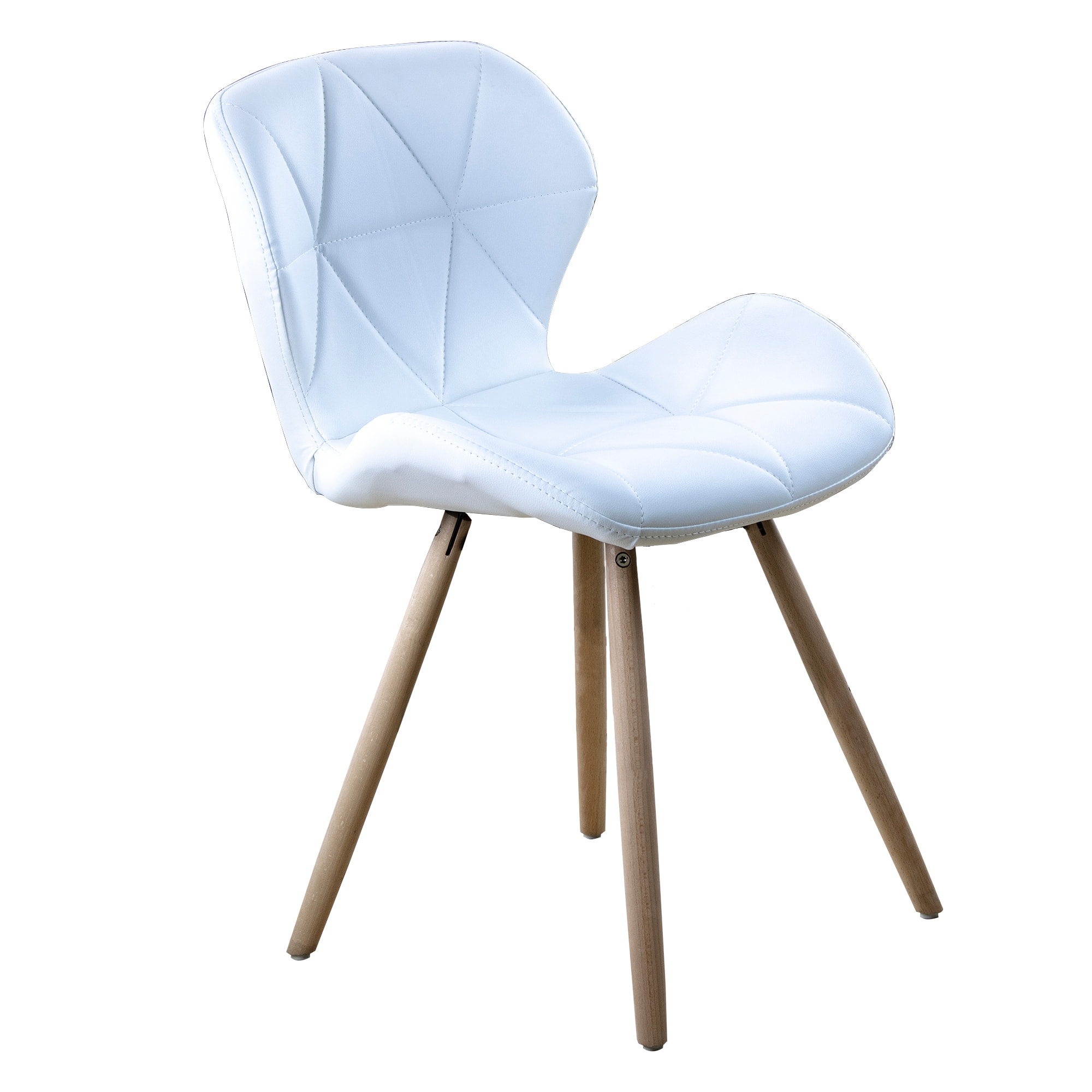 Silla Estocolmo Quilted White