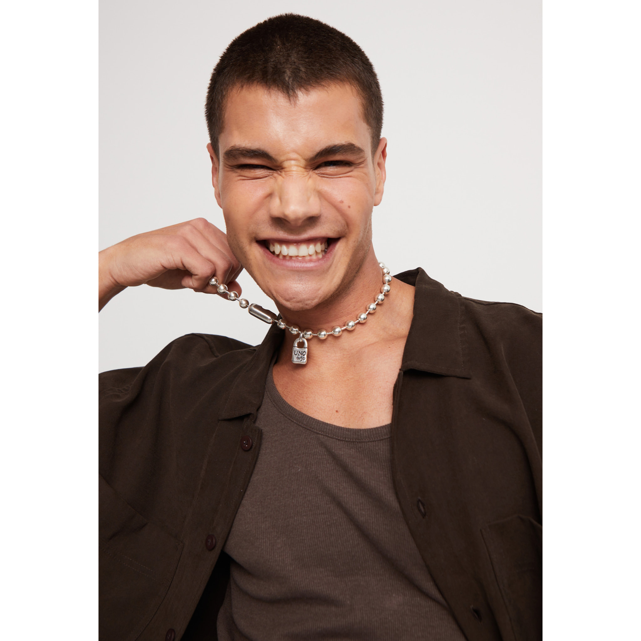 Colgante Copito de nieve PLATEADO U