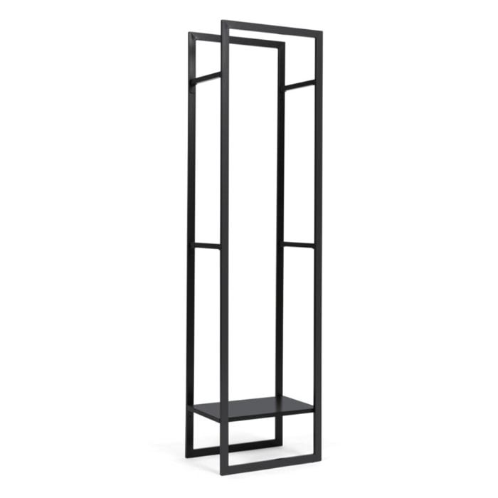 Range bûches vertical 170cm avec étagère et accessoires