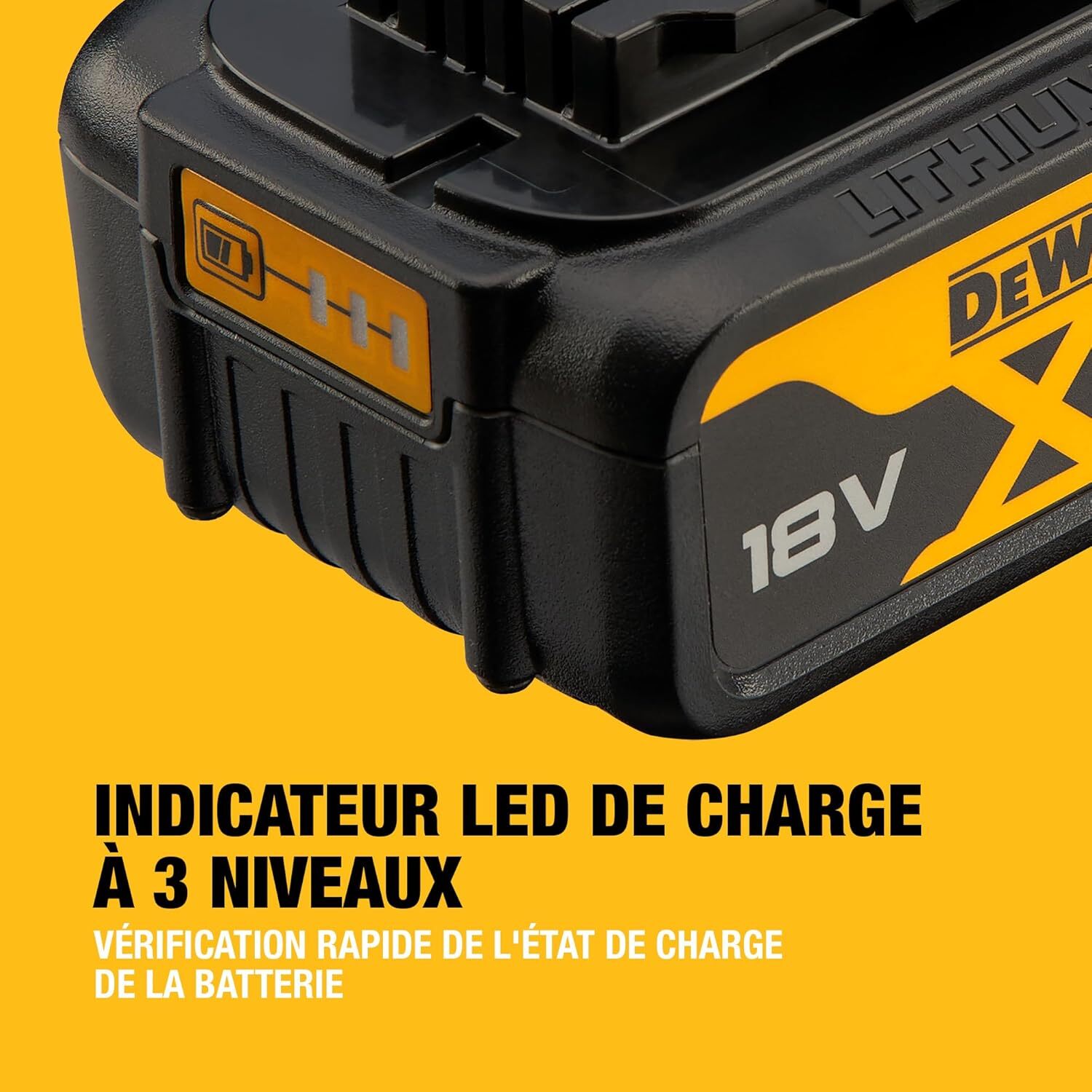 Batterie XR 18V 4 Ah Li-Ion - DEWALT - DCB182-XJ