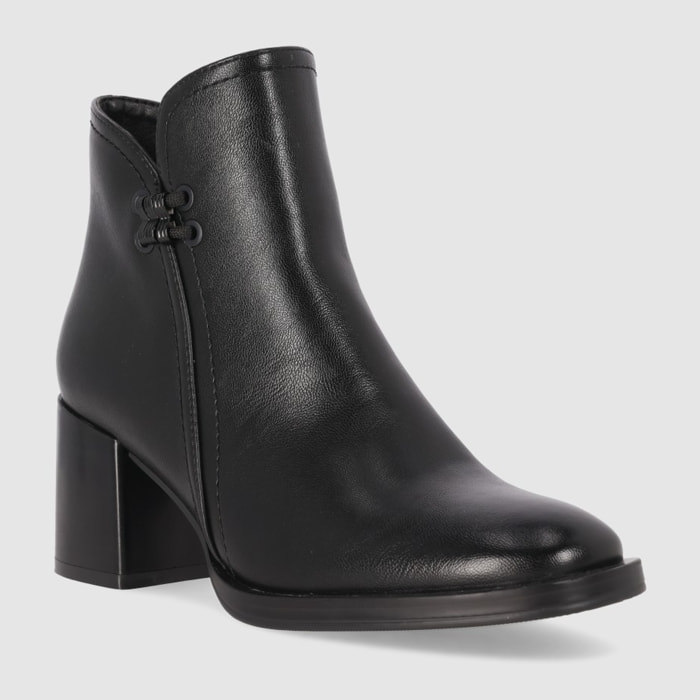 Botines - Negro - Tacón: 5 cm