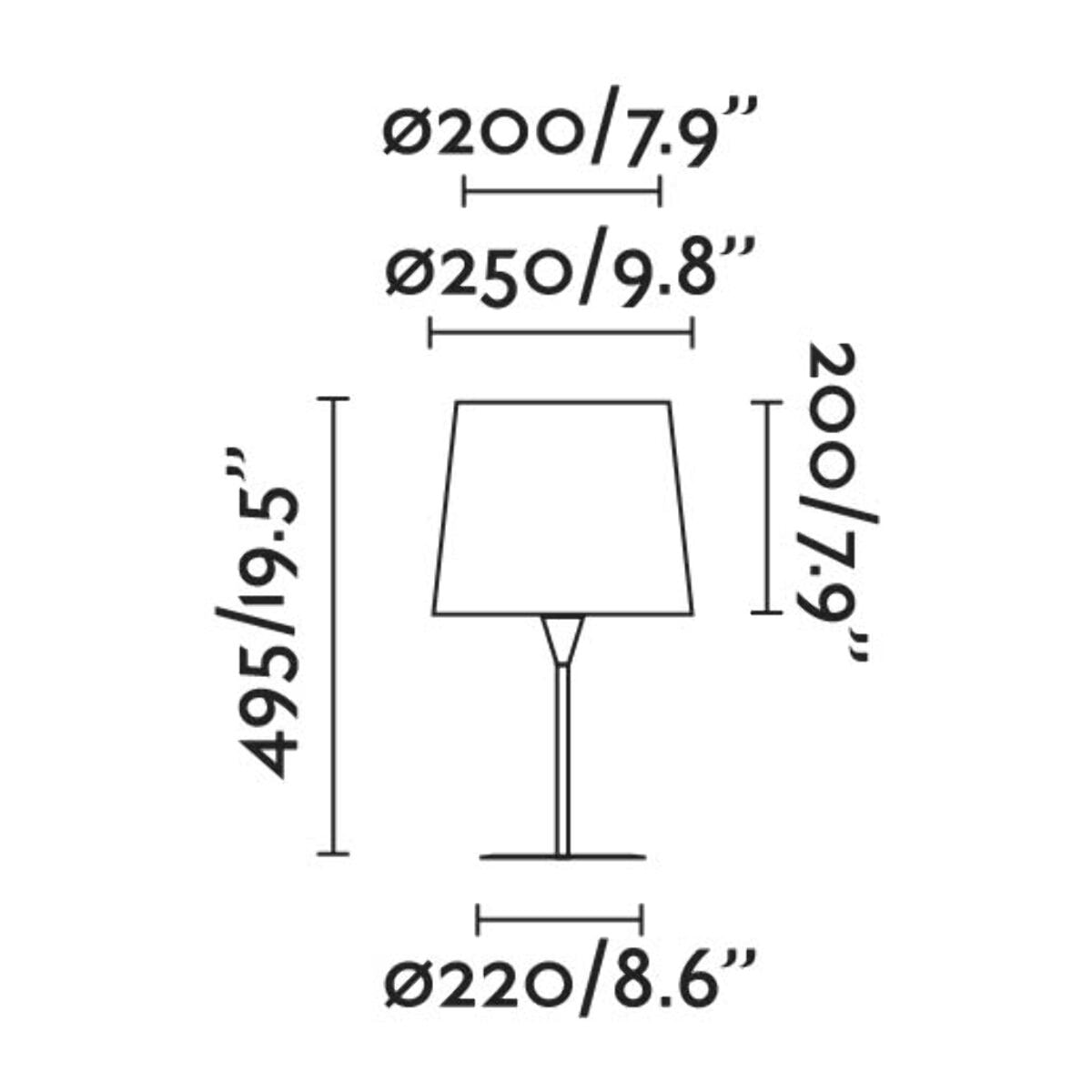 SAMBA Lampada da tavolo nera/bordata beige