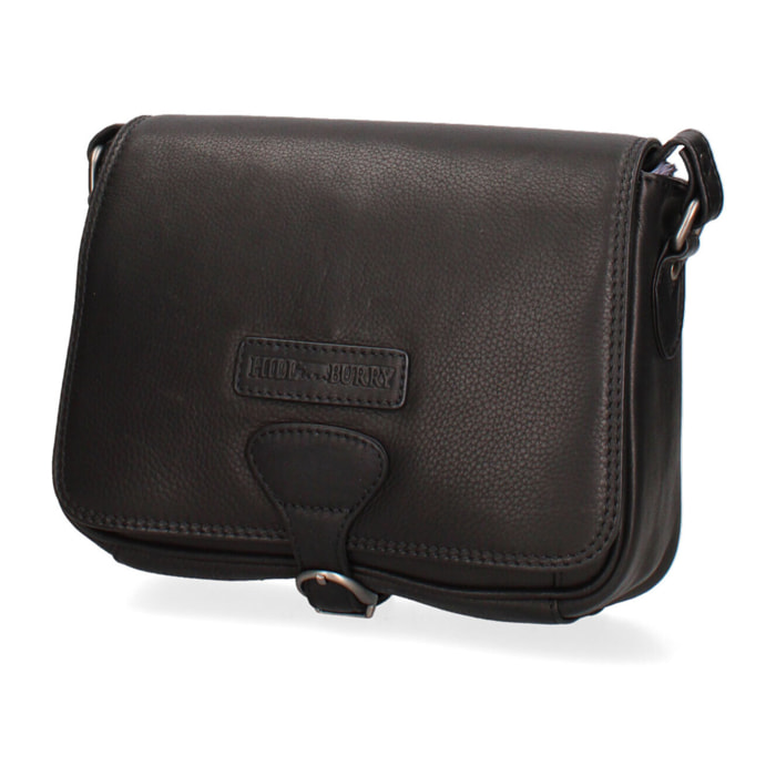 Borsa a tracolla  da uomo In Vera pelle Made in Italy 24x19x7 cm