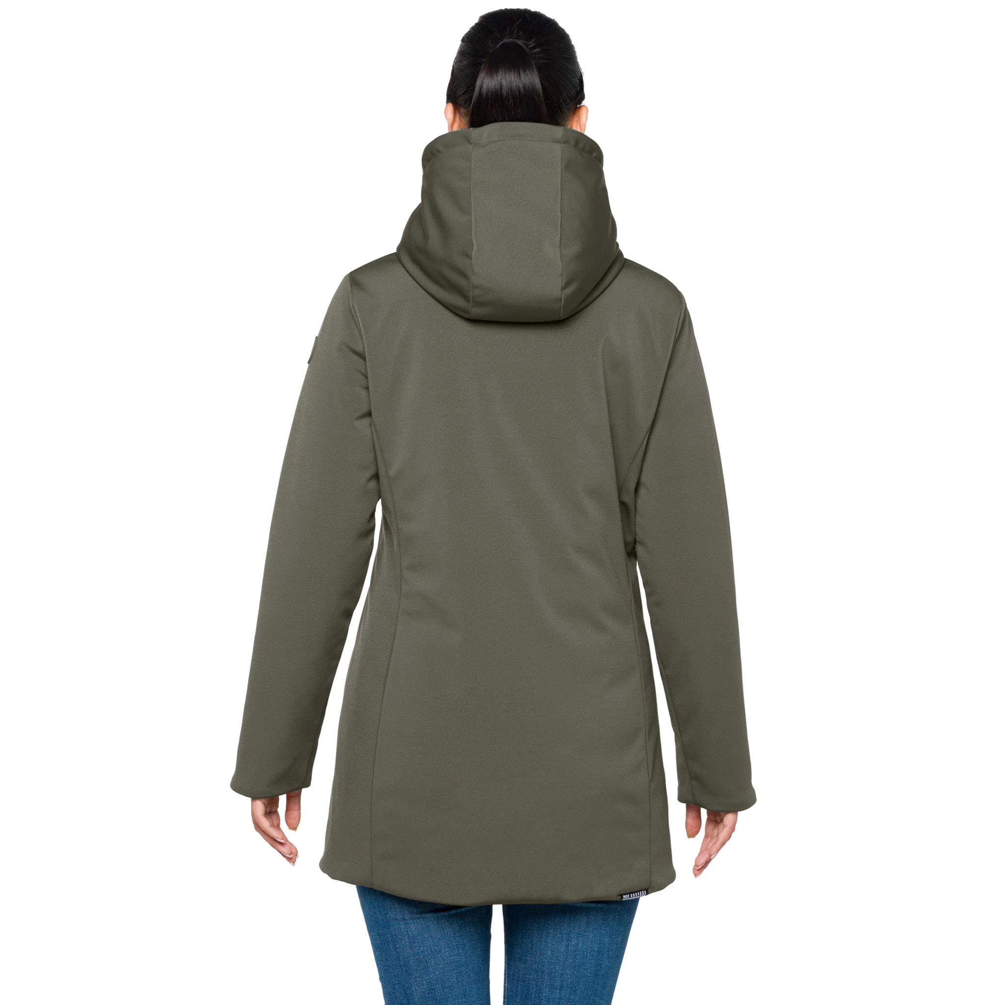 Parka JAQUELINE imbottito impermeabile verde