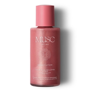 Sweet Litchi - Huile Glow Pailletée Corps 100 ml