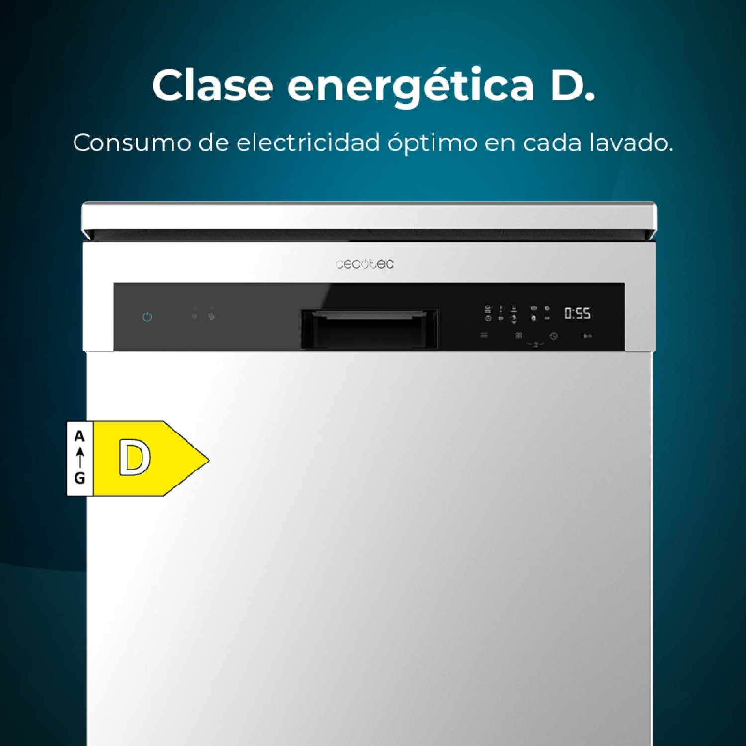 Cecotec Lave-vaisselle Bolero Aguazero 6200 Inox D