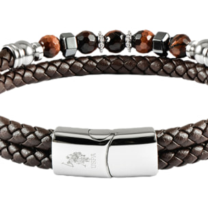Bracciale U.S. Polo Assn. In pelle