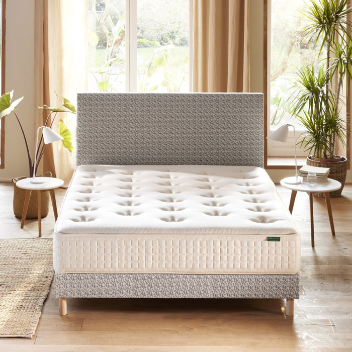 Ensemble matelas Le Latex Responsable + sommier