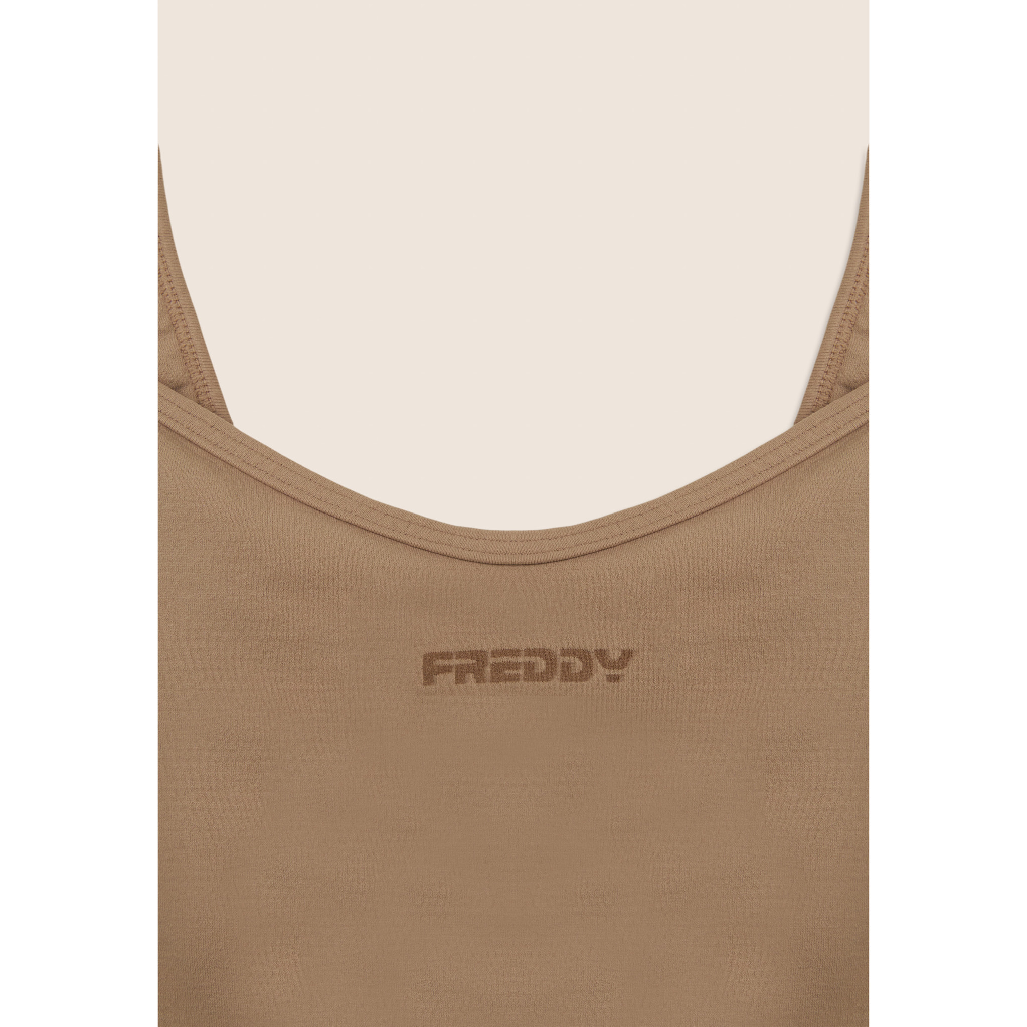 Top sportivo seamless con scollo a cuore e supporto leggero