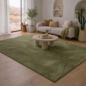 Tapis salon ultra doux, uni et lavable UNO, aussi idéal pour la chambre