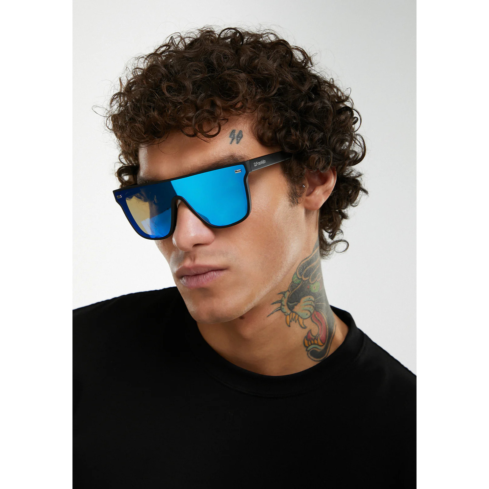 Gafas de Sol Infinity Matt Black / Blue Revo D.Franklin