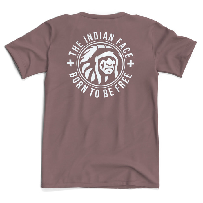 Camisetas para hombre, mujer y niño The Indian Face Iconic Marron