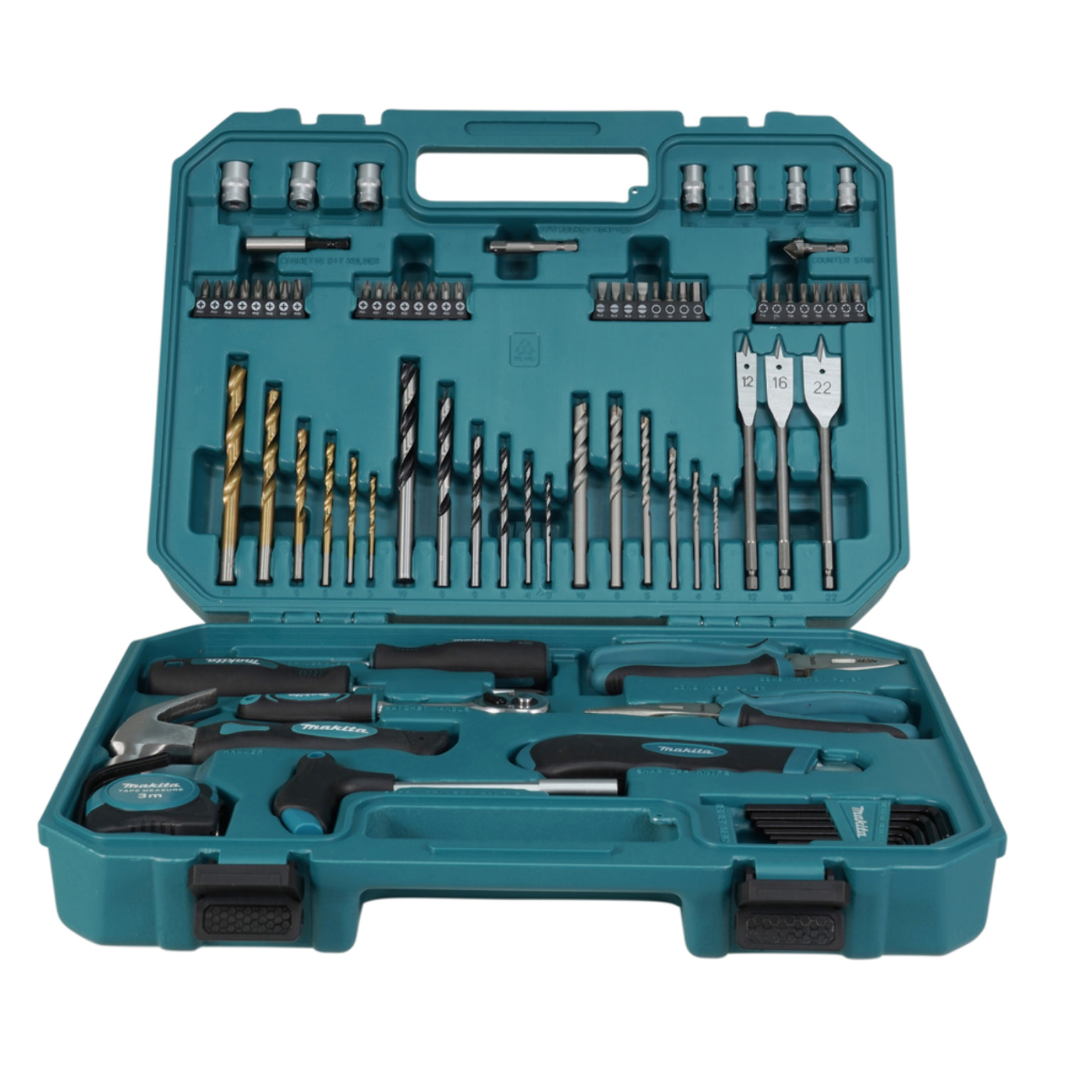 Coffret d'outillage renforcé - 80 accessoires - MAKITA - E-15104