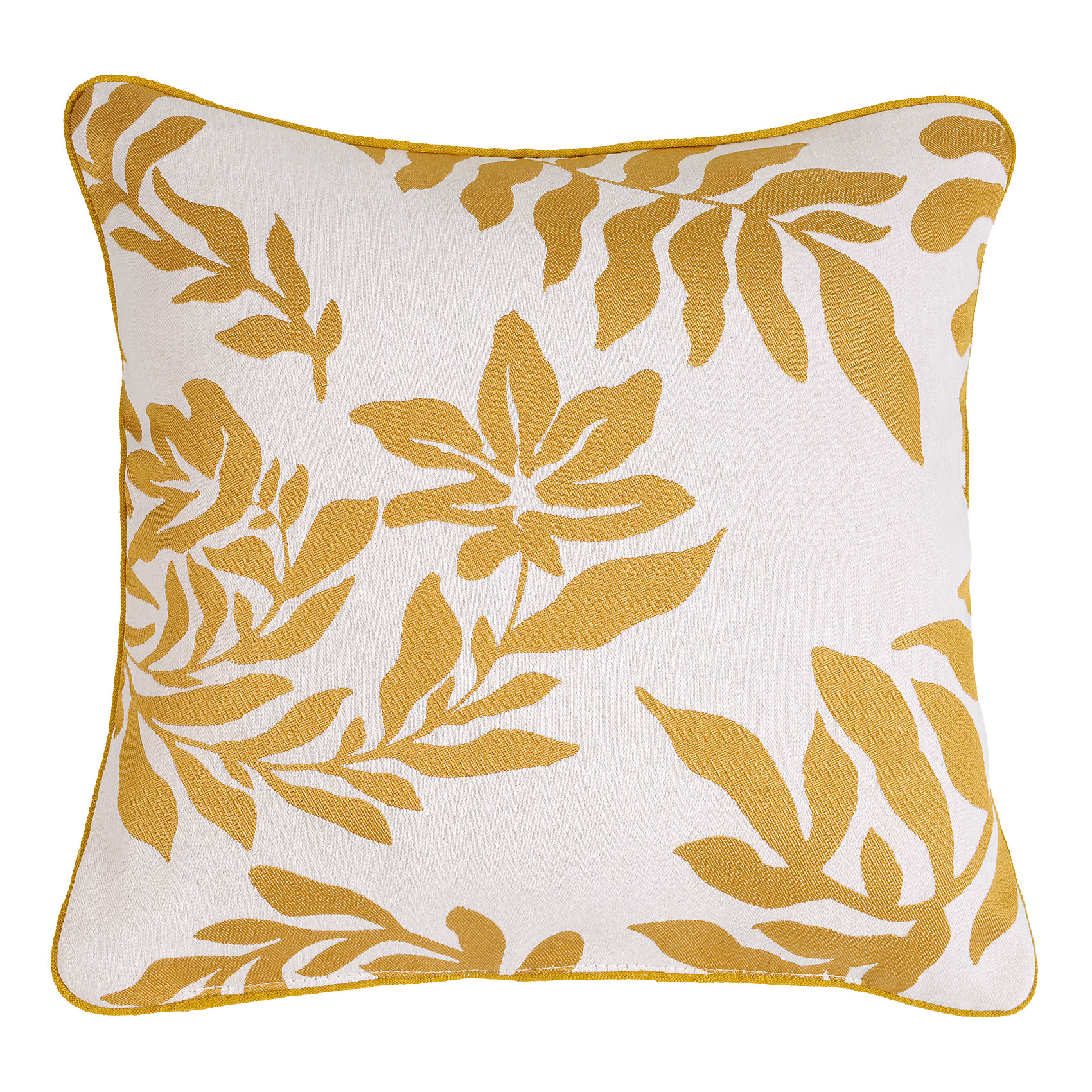 Coussin Feuillage Style Henri Matisse - Jaune