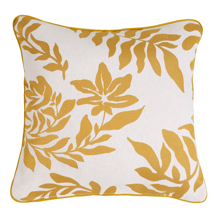 Coussin Feuillage Style Henri Matisse - Jaune