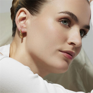 Pendientes Lux by Lux acabadoss en oro amarillo de 18k