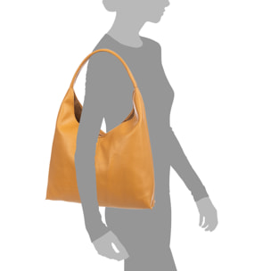 Bagni bolso de hombro mujer. Piel auténtica Dollaro.