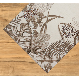 TAPPETO ARREDO DIS.AMAZZONIA LATTEMIELE ROTONDO DIAMETRO 100 CM