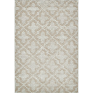 HARMONIE - Tapis motif géométrique crème