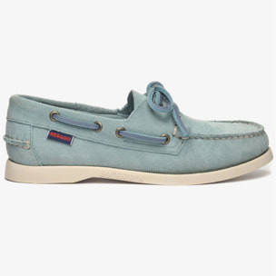 Docksides Sebago Donna Verde Portland Flesh Out Woman