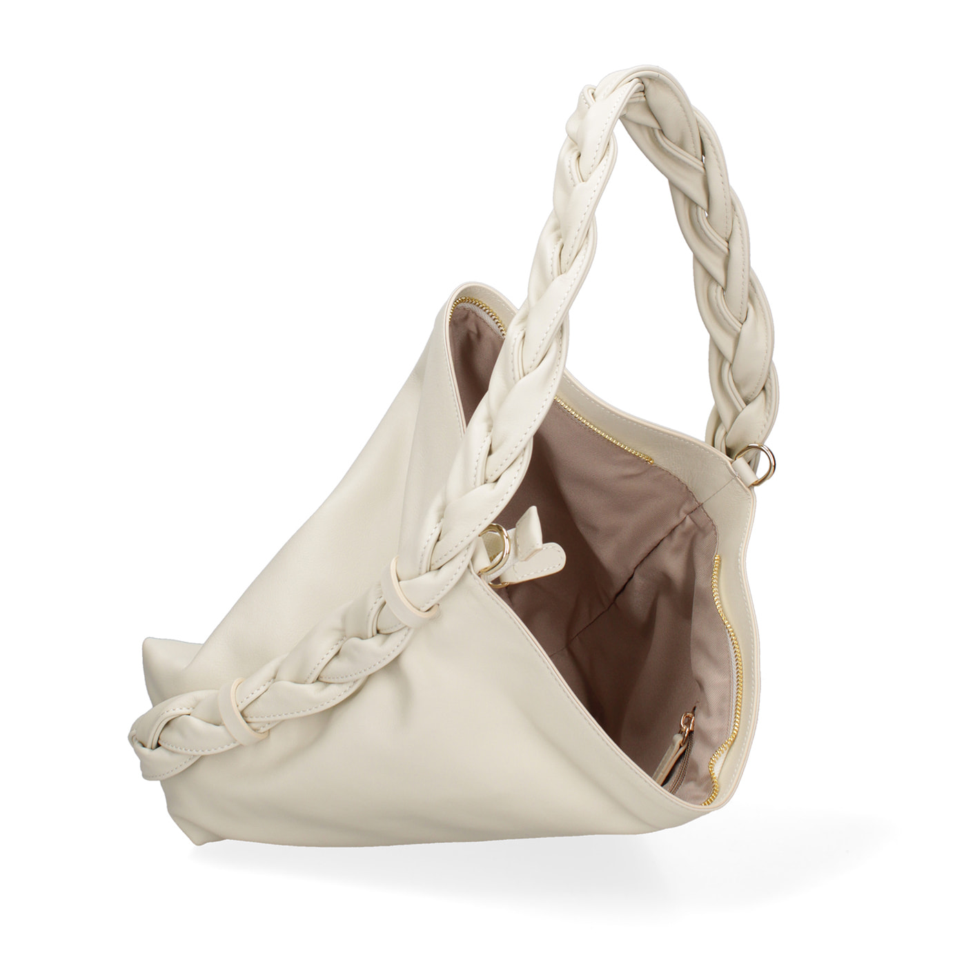 Borsa a spalla da donna In Vera pelle Made in Italy 31x26x12 cm