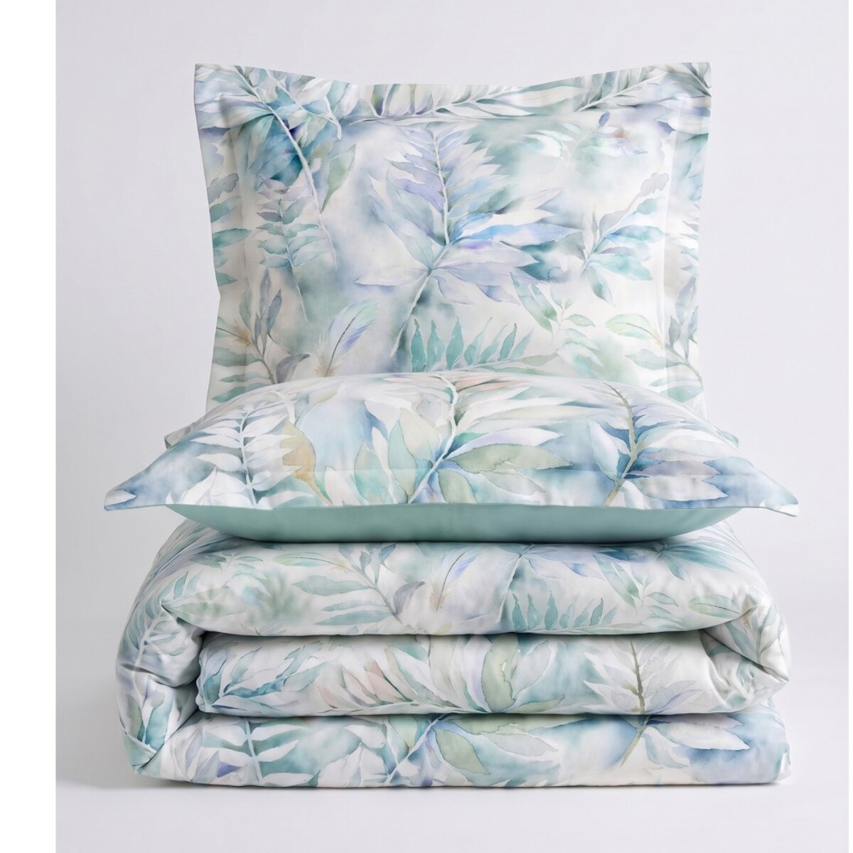 Parure housse de couette et taies oreiller 100% Satin de Coton imprimé