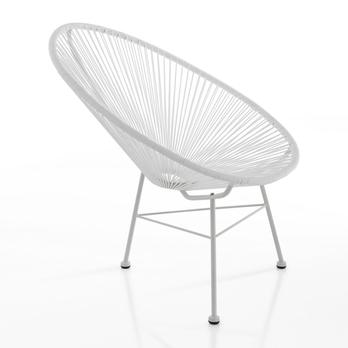 Tomasucci Fauteuil d'intérieur/extérieur NUMANA BLANC