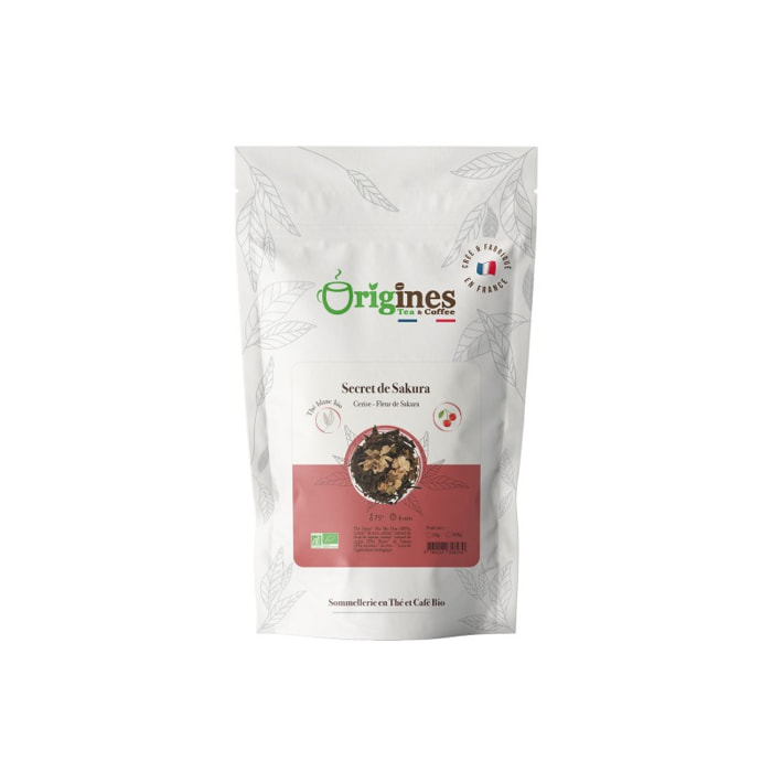 Thé Blanc Bio - Secret de Sakura - Sachet 50g