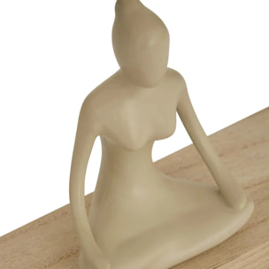 Calendrier métal Yogi H.28,5cm assorti