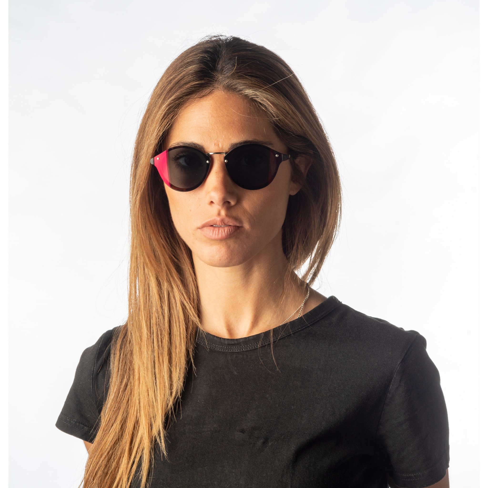 Gafas de sol PALO ALTO TURIN - Mate demi marrón / Plana revo roja