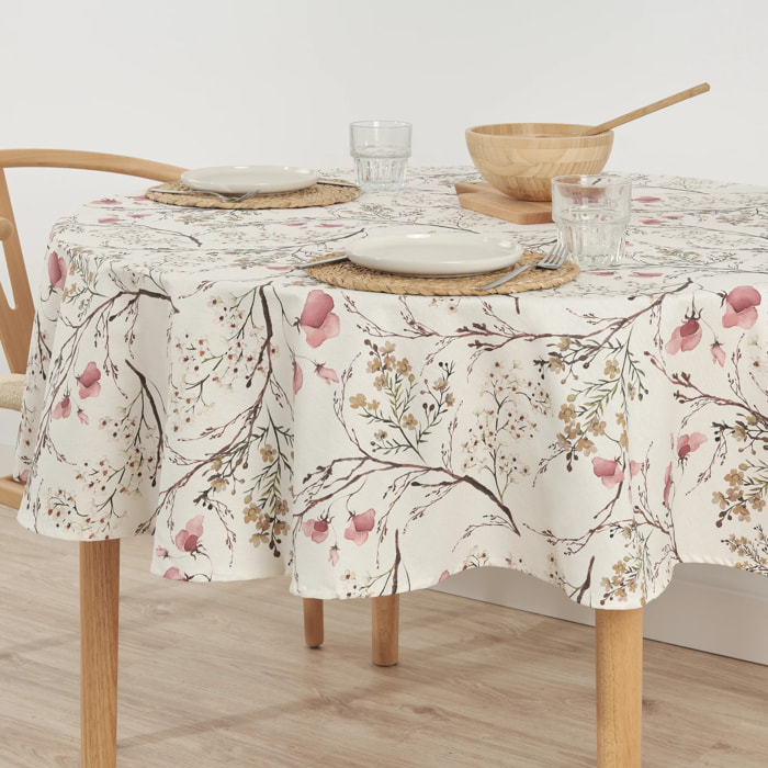 Nappe ronde en résine anti-taches 0120-342