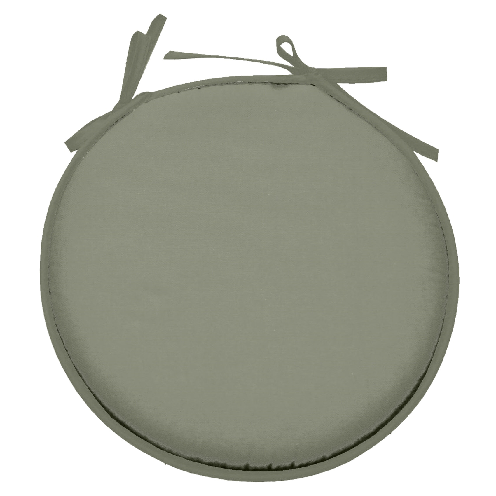 Galette de chaise ronde unie aux multiples couleurs - Vert