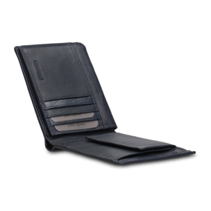 Portafoglio uomo vera pelle - Modello Araldo Prime - Casual - 12.0 x 10.0 x 2.5 cm