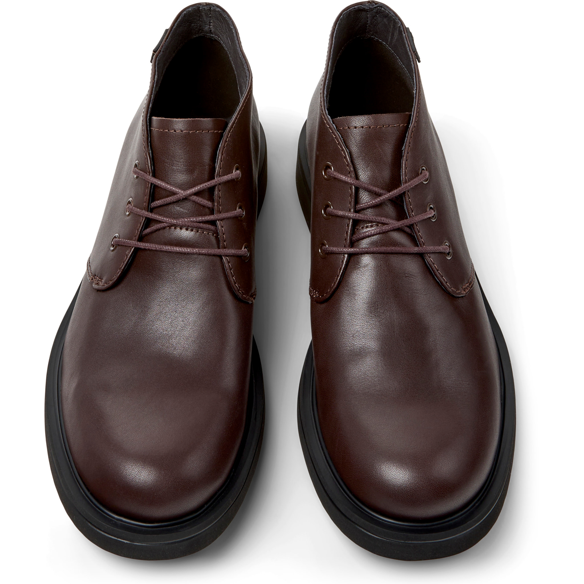 Botines - CAMPER Norman - Marron - Cuero liso