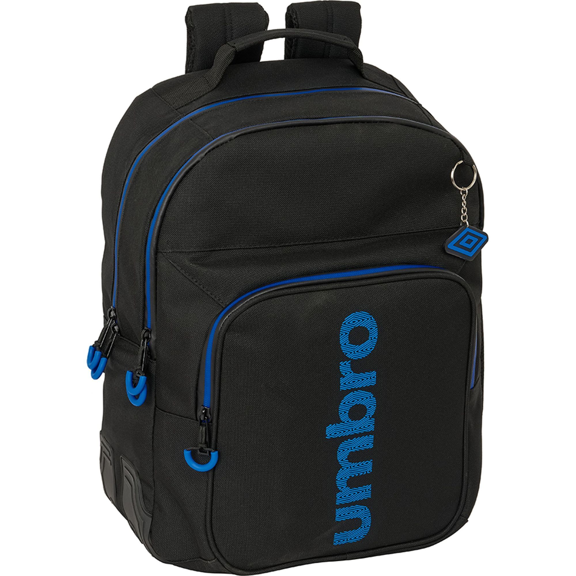 Mochila doble adapt.carro umbro "jet black"