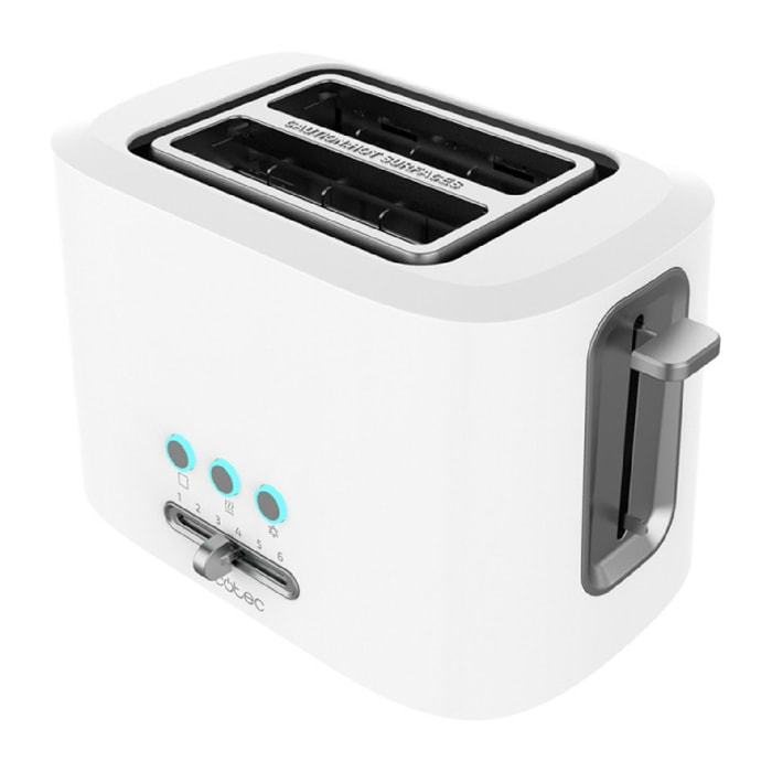 Cecotec Tostapane verticale Toast&Taste 9000 Double White