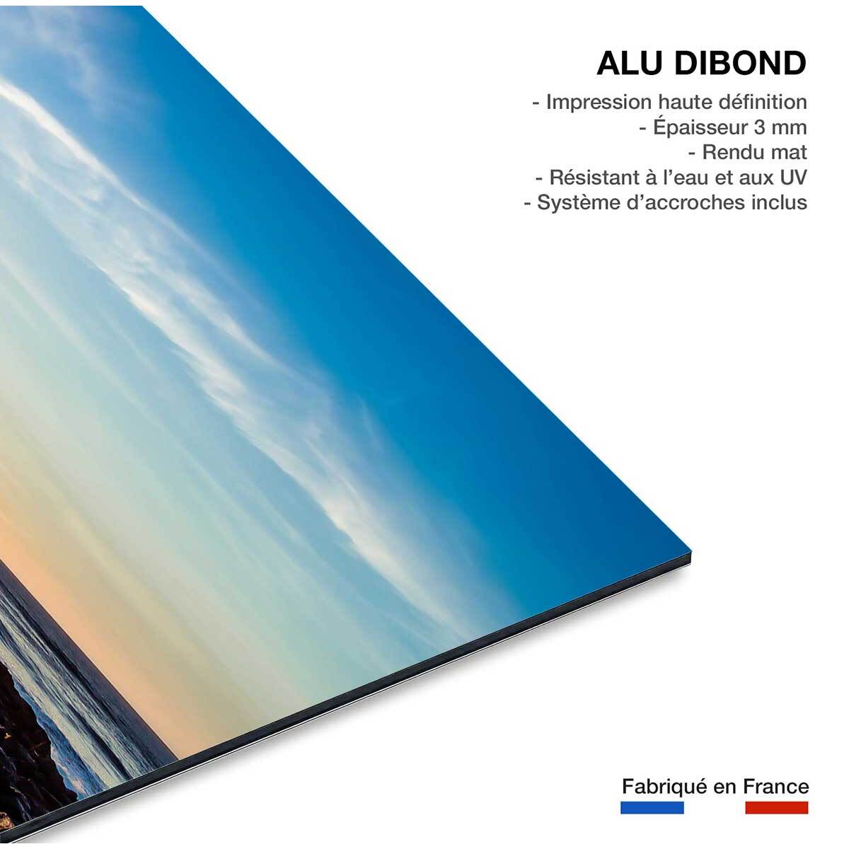 Tableau paysage ocean anglet vvf  Tableau alu Dibond