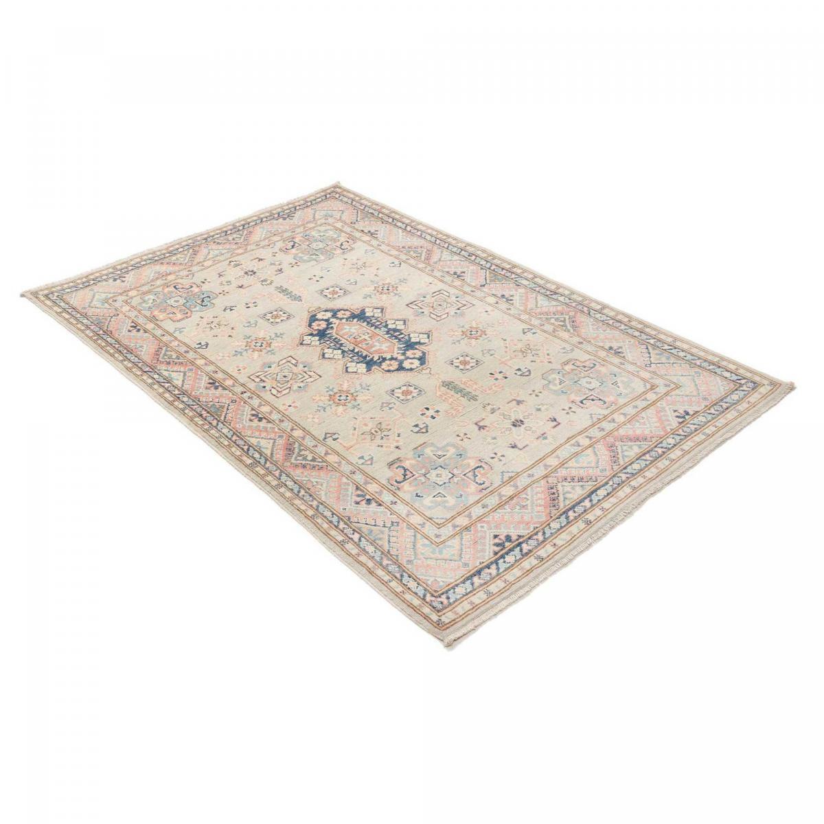 Tapis salon géométrique, noué main en laine, INUJ