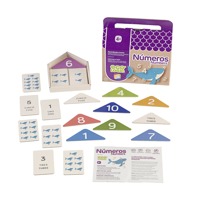 Juego educativo primer aprendizaje cefa toys eco logic numeros cefa toys